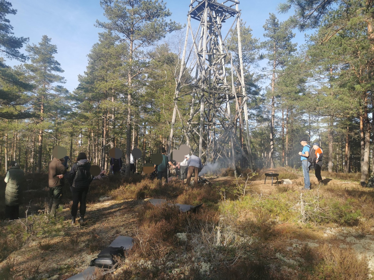 Tur til Hobøl varde med beboere fra Hobøl mottak